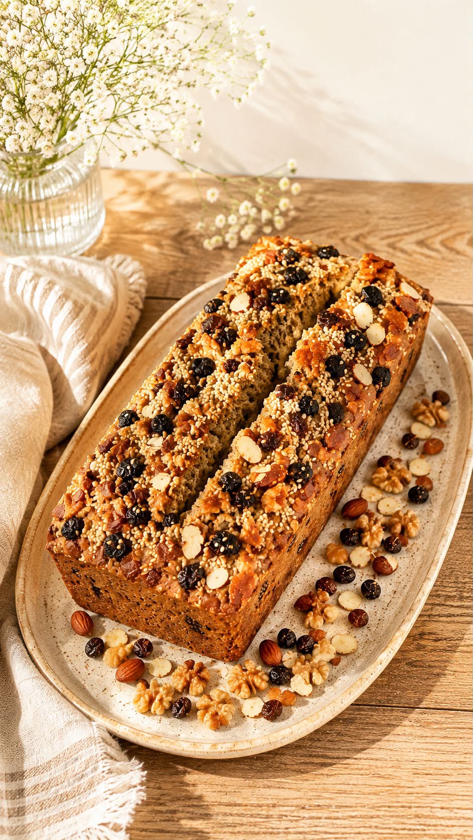 Cake aux fruits secs