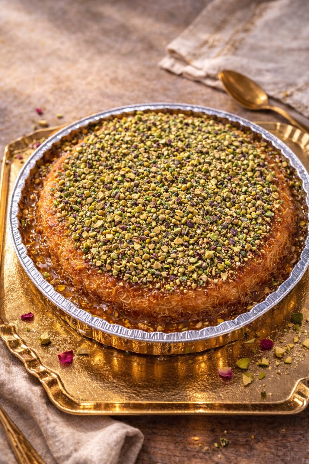 Knafeh aux pistaches
