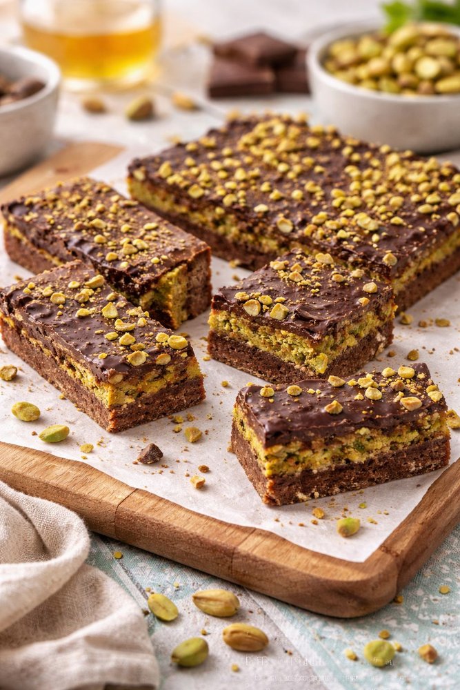 Cake chocolat pistache